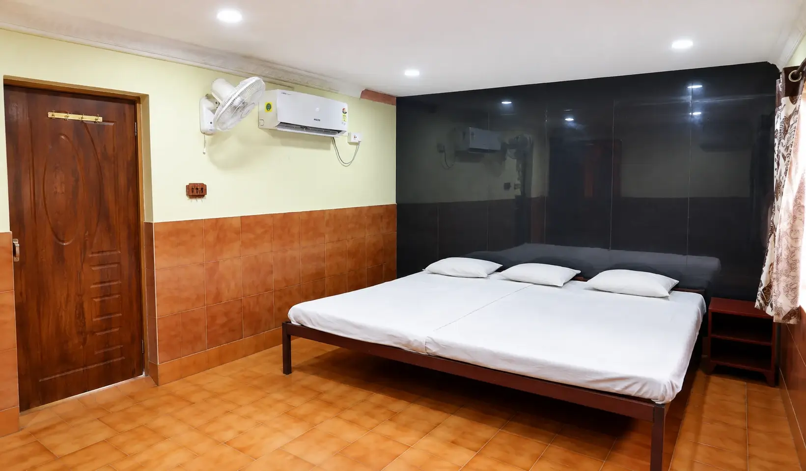 Double Bed Attached Washroom